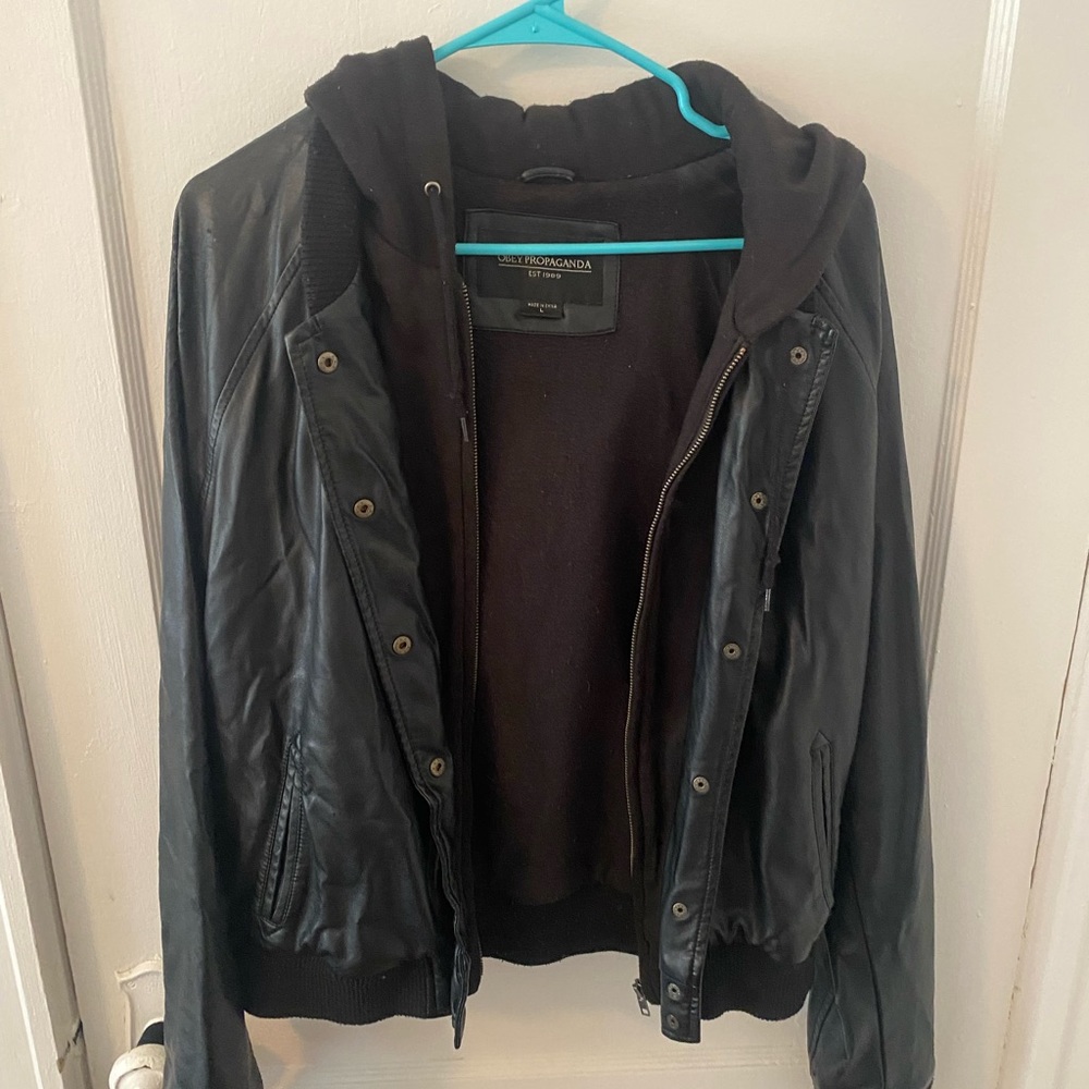 Obey Leather Jacket